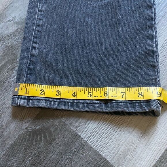 Urban Outfitters BDG Jeans High Rise Flare Black Distressed 28 - Picture 10 of 12